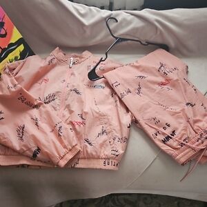 adidas Originals Pink Track Pants & Jacket Set
